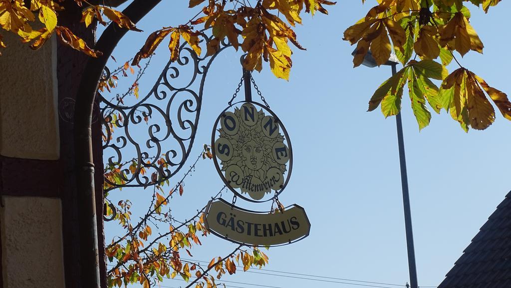 Pension Zur Sonne Wittenweier Schwanau Exterior foto